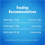 Purina DentaLife - Dolcetti per cani per adulti, taglia S/M, cura standard, 25 Treats, Small/Medium