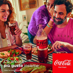 Coca-Cola Zero Zuccheri – 2 Bottiglie da 1.35 L, Tutto il Gusto della Formula Coca-Cola Senza Calorie, in bottiglia PET 100% Riciclabile, Bevanda Analcolica con Edulcoranti