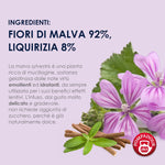 Pompadour, Infuso Fiori di Malva, 60 Filtri (3 Confezioni da 20 Filtri), Idratante, Lenitivo, Emolliente, 100% Naturale, Senza Lattosio, Glutine e Allergeni, Vegan