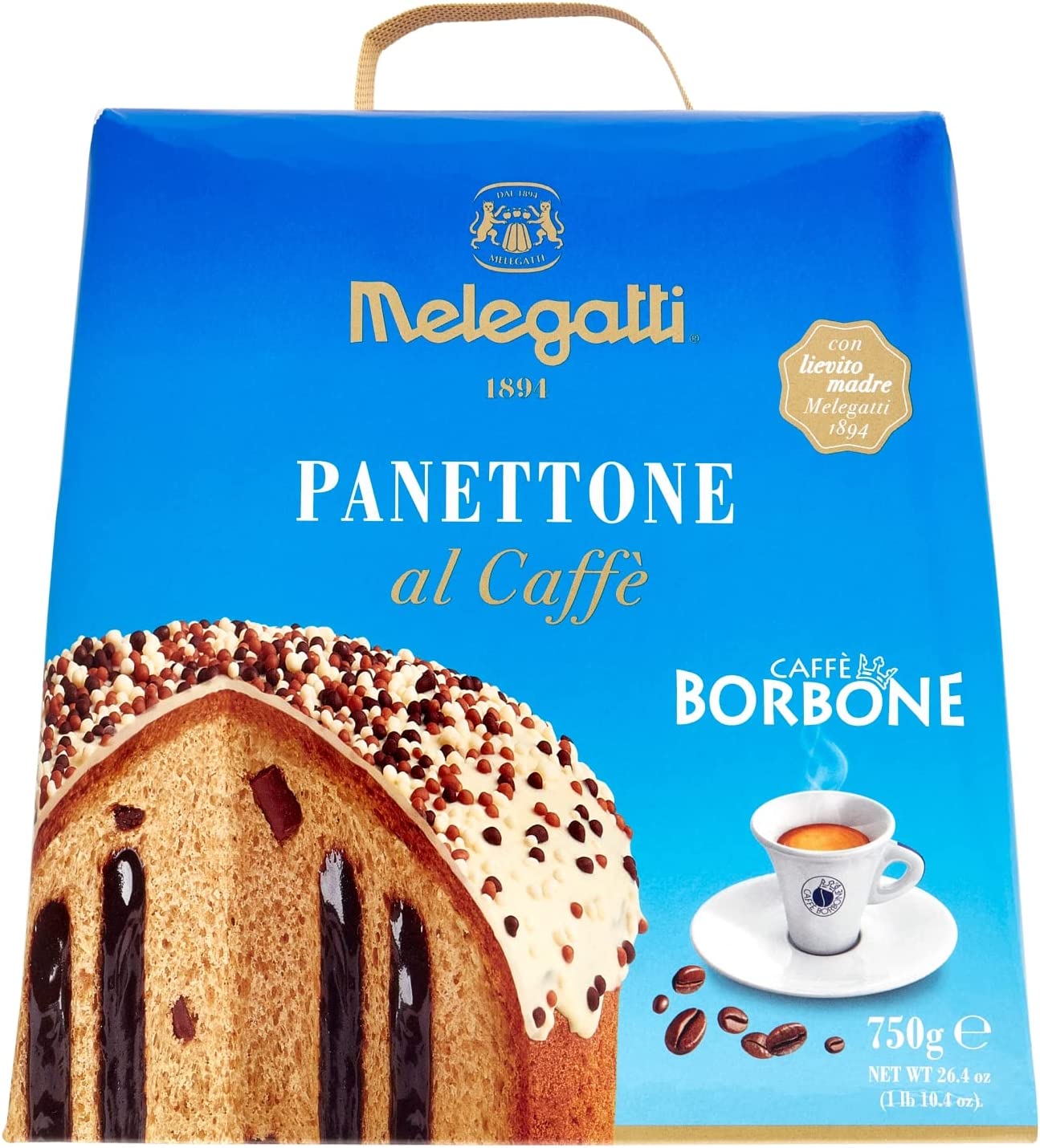 Melegatti 1894 Panettone al Caffè, 750g