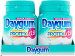 Daygum Protex Chewing Gum Senza Zucchero, Gusto Menta, Confezione da 6 Mini Barattoli, 46 Gomme da Masticare Ciascuno