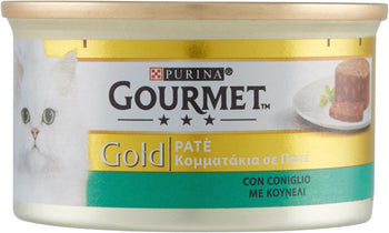 Gourmet - Patã¨ Con Coniglio, Alimento Completo Per Gati Adulti - 85 G