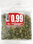 EuroCompany Semi di Zucca Decorticati Tostati e Salati - 70 gr