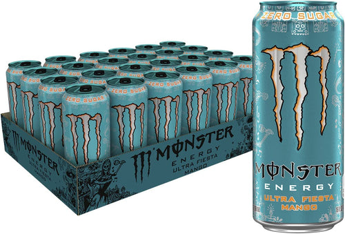 Monster Energy Ultra Fiesta, Bevanda energetica senza zucchero, 453,6 g (confezione da 24)