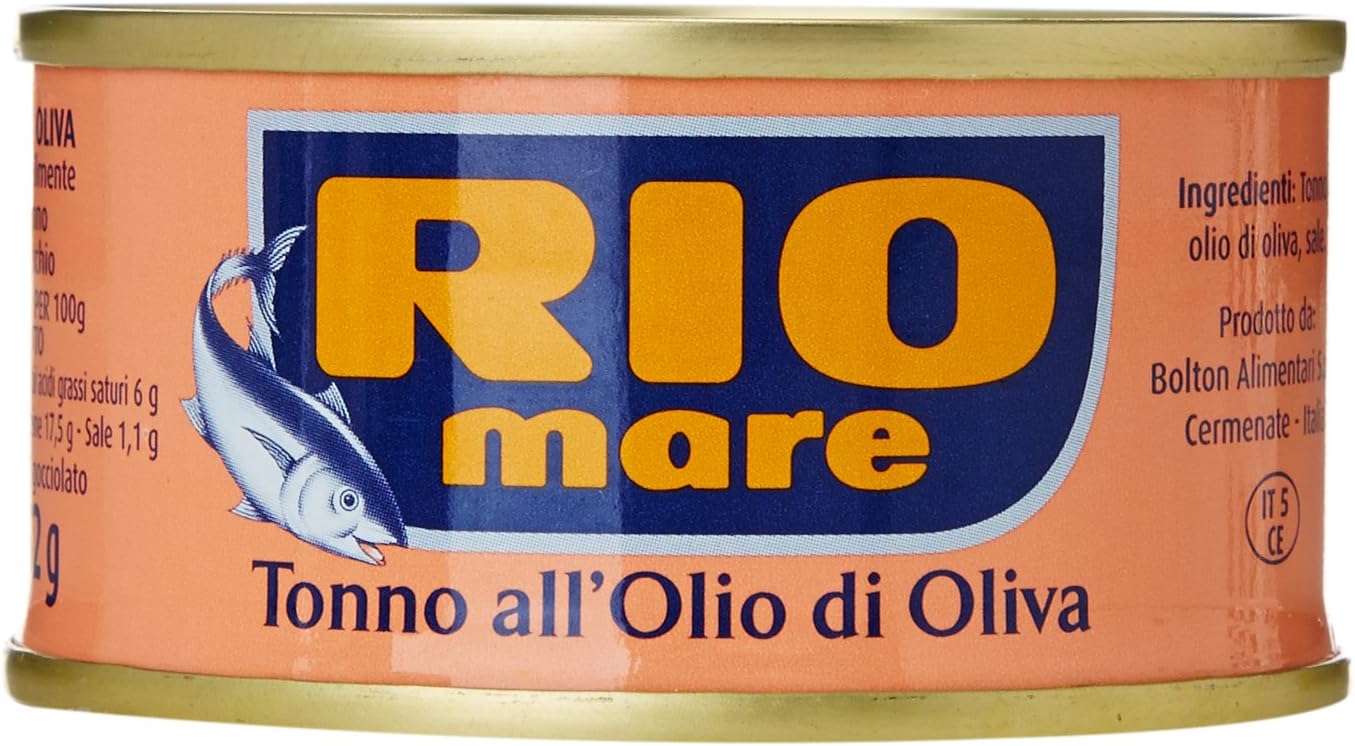 Rio Mare - Tonno all'Olio di Oliva, Qualità Pinne Gialle, 4 Lattine da 80g