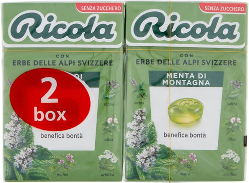 Ricola Menta di Montagna, 2 x 50g