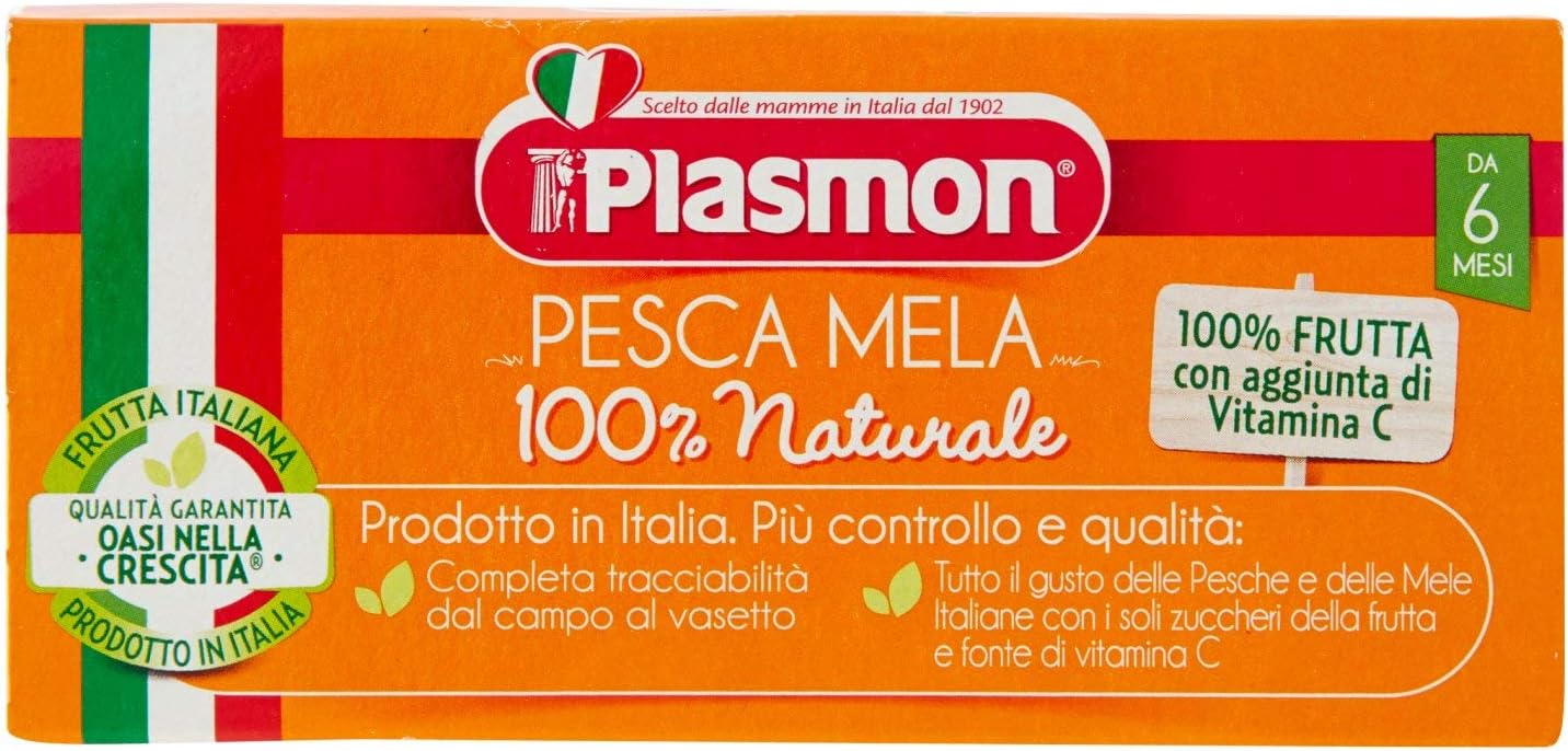 Plasmon Omo Plasmon Pesca 2x104gr, 208g