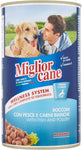 MigliorCane Bocconi pesce e carni bianche, 1250 Grammi