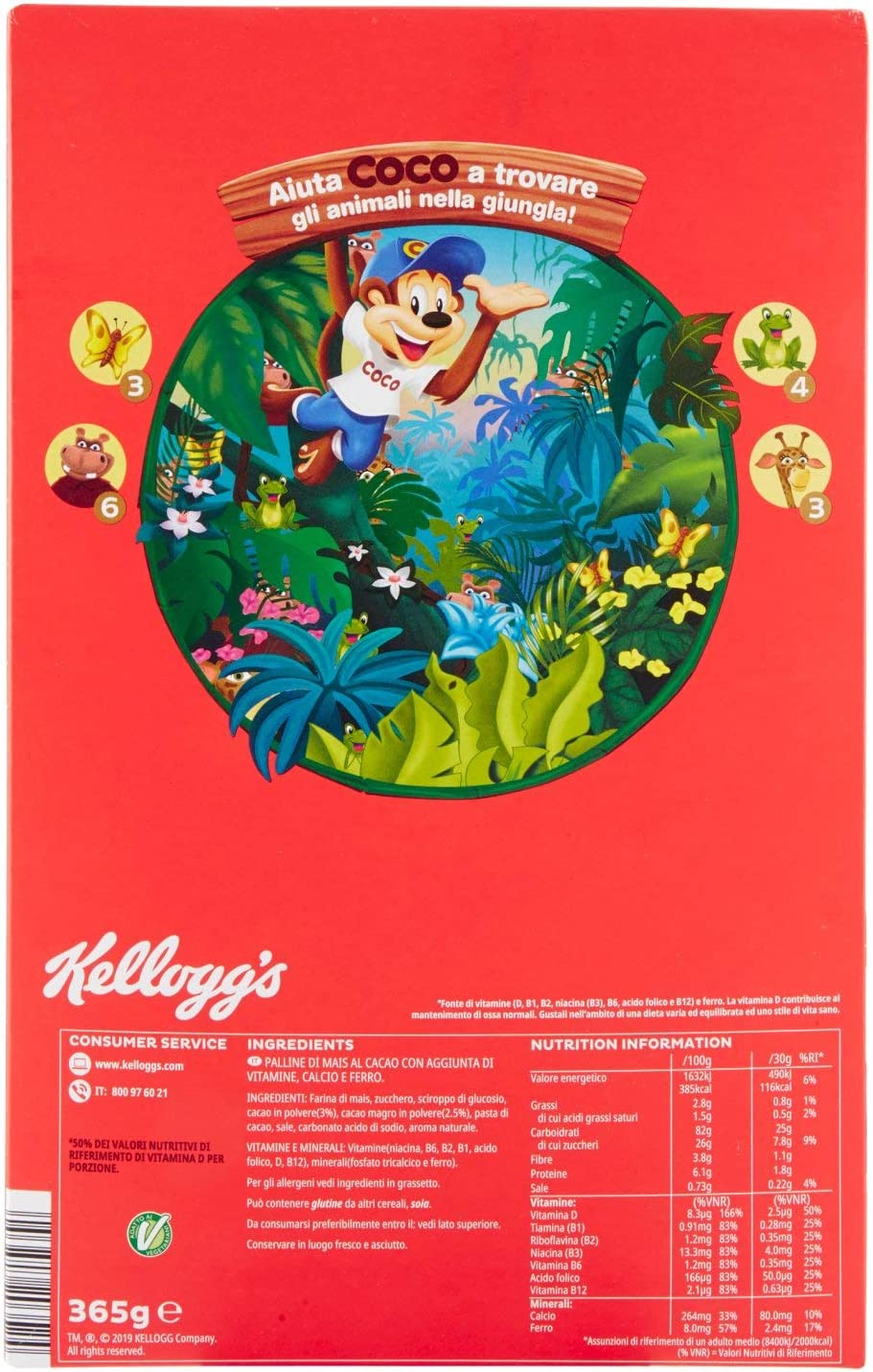 Kellogg's Coco Pops Palline, 365g