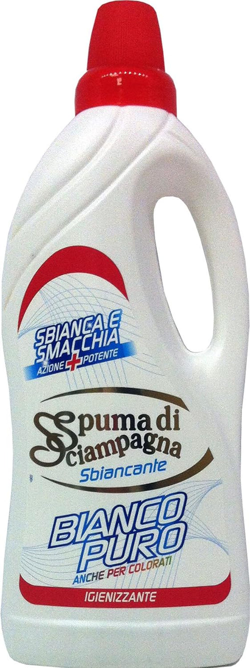 12 x SPUMA DI SCIAMPAGNA Sbiancante Bianco Puro Liquido 1 Lt 1000 ML