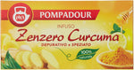 Pompadour Zenzero Curcuma, 20 x 1.8g
