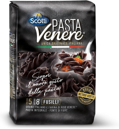 Riso Scotti Pasta Venere Fusilli Integrale di Riso Venere, 400g