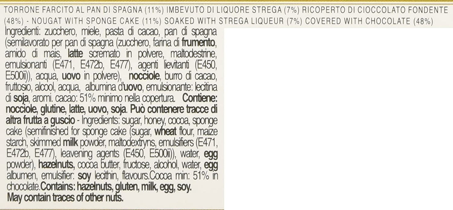 Strega Alberti Pan di Torrone Strega, 150g