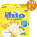 NESTLÉ MIO Merenda al Latte Banana, 24 Vasetti da 100g (2,4kg)