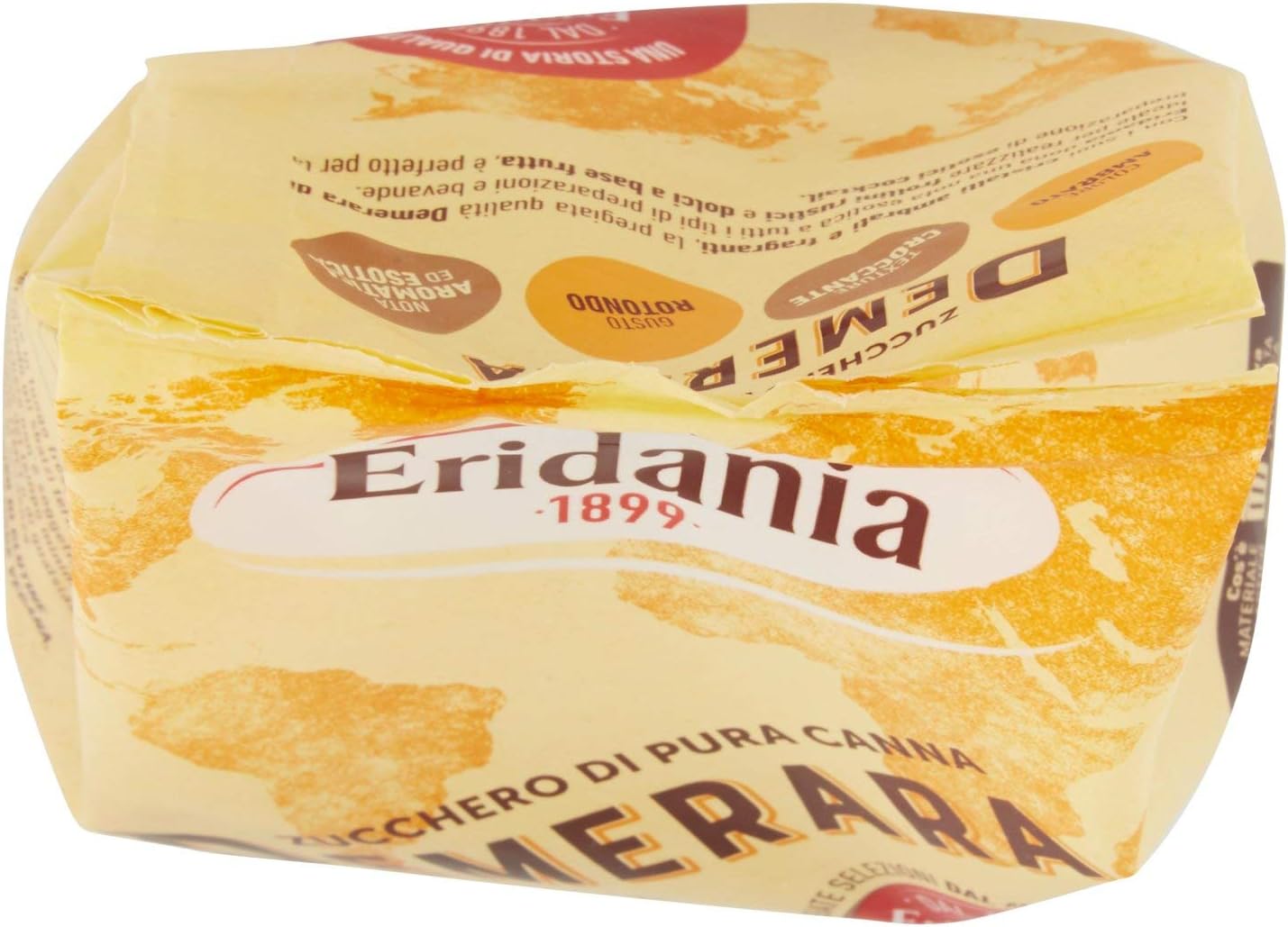 Eridania Zucchero Demerara - 5 pezzi da 500 g [2500 g]