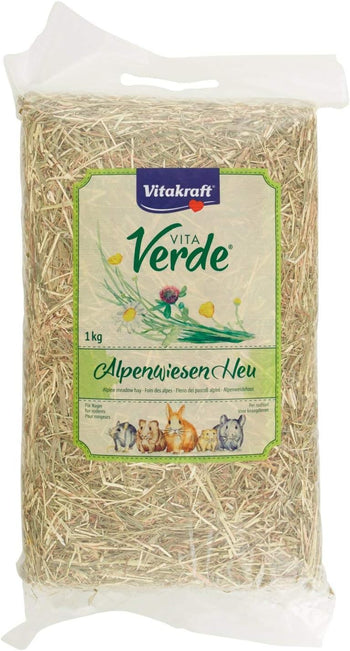 Vitakraft Vita Verde Fieno dei Pascoli Alpini per Tutti I Roditori, 1kg