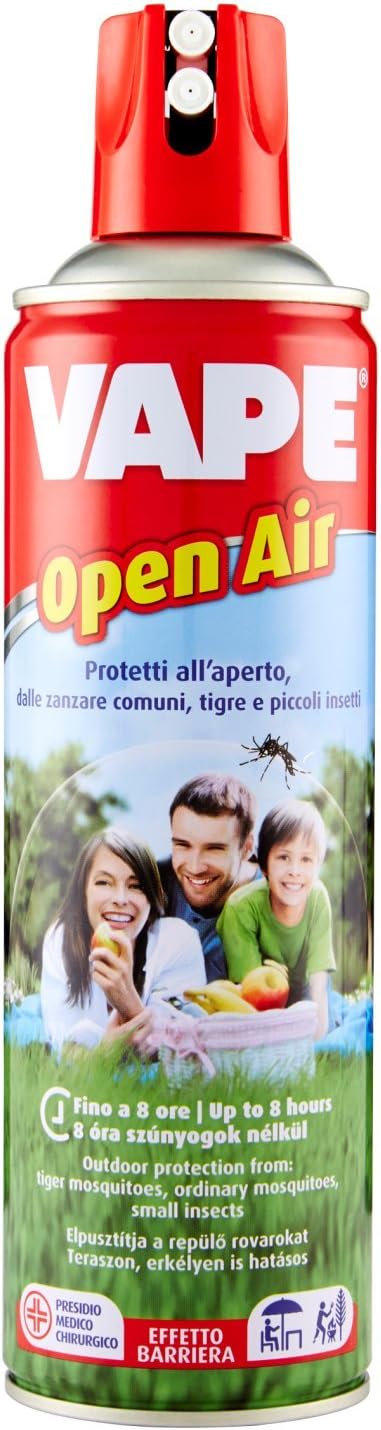 Vape Open Air Zanzare - 2 pezzi da 500 ml [1 l]