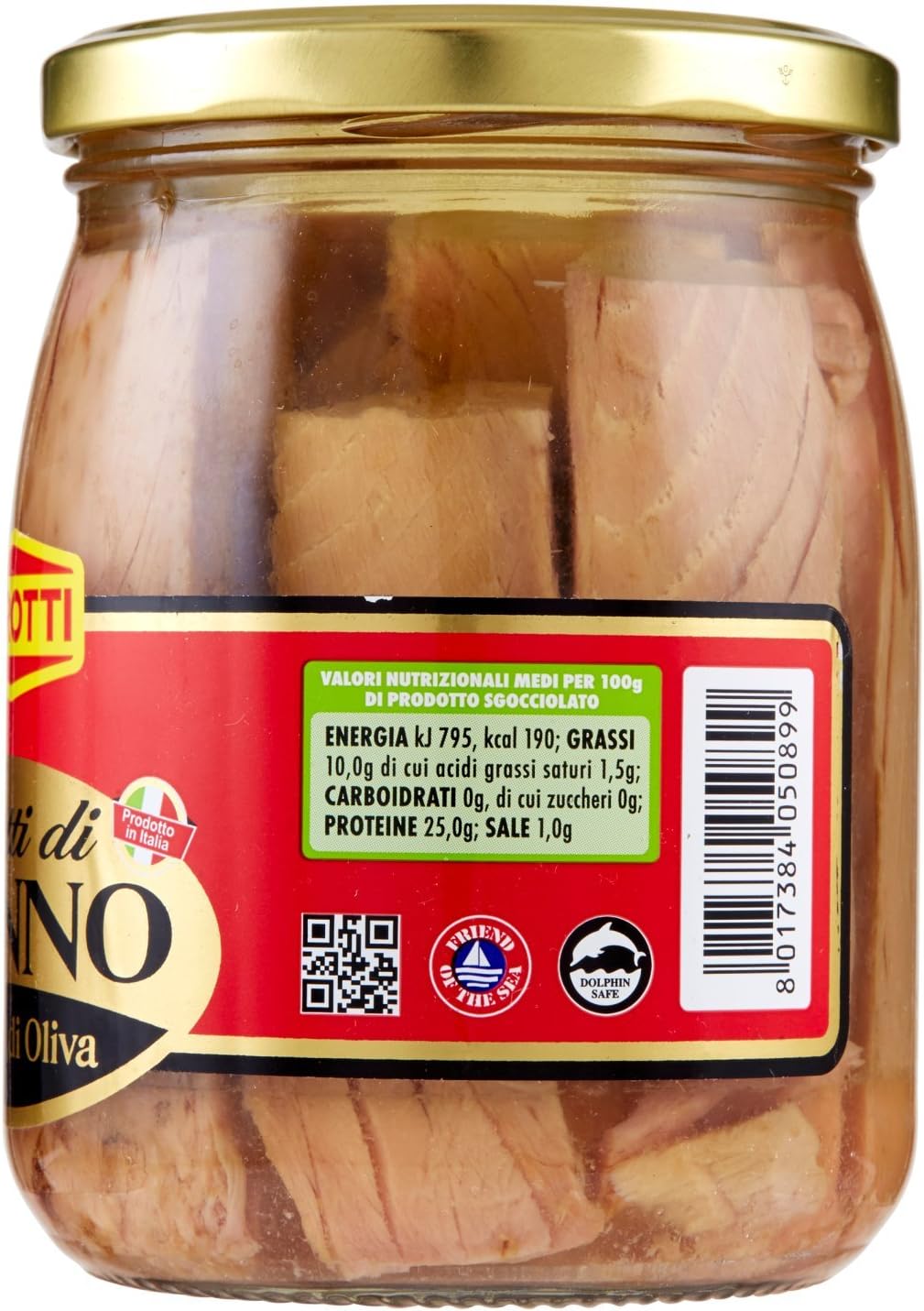 Zarotti Filetti di Tonno all'Olio di Oliva, 520g