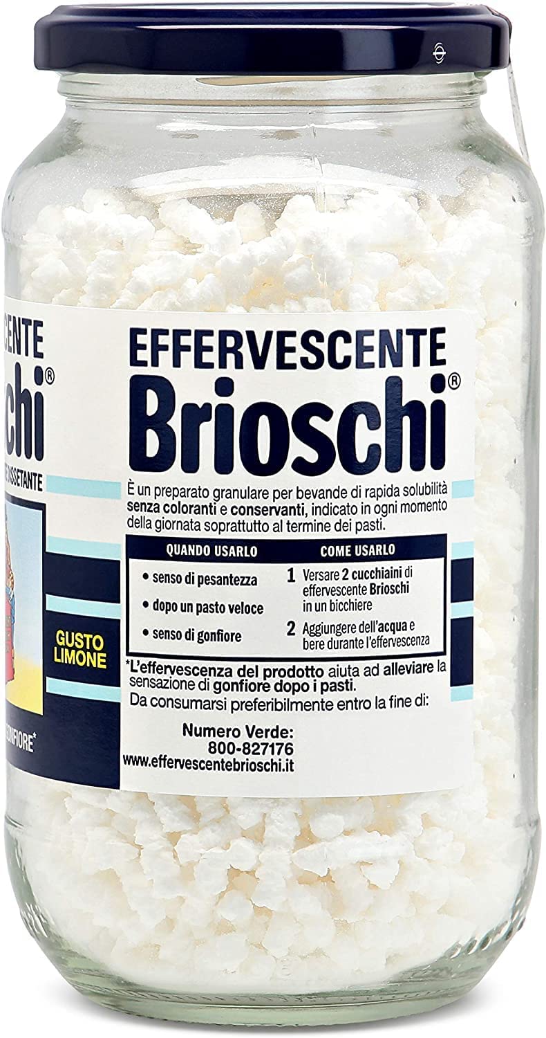 6 x Brioschi gusto limone rinfrescante digestione con sapore di limone.