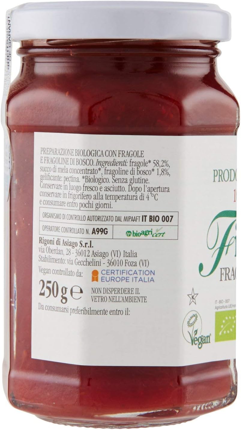 Rigoni Confettura di Fragole - 250 gr