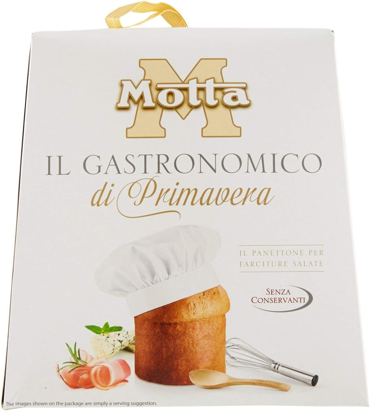 Motta offerta 2 panettoni gastronomici primavera base per antipasti 2x700 gr