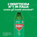 Baygon Scarafaggi e Formiche Spray Insetticida, Azione Rapida, Protezione a Lunga Durata, 1 Confezione da 400 ml