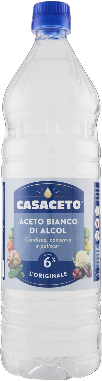 De Nigris 1889 Casaceto, Aceto Bianco di Alcol, 12 Confezione da 1075 Grammi