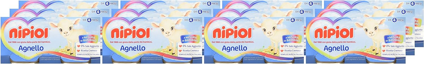 Nipiol Omogeneizzato Agnello 24x80g