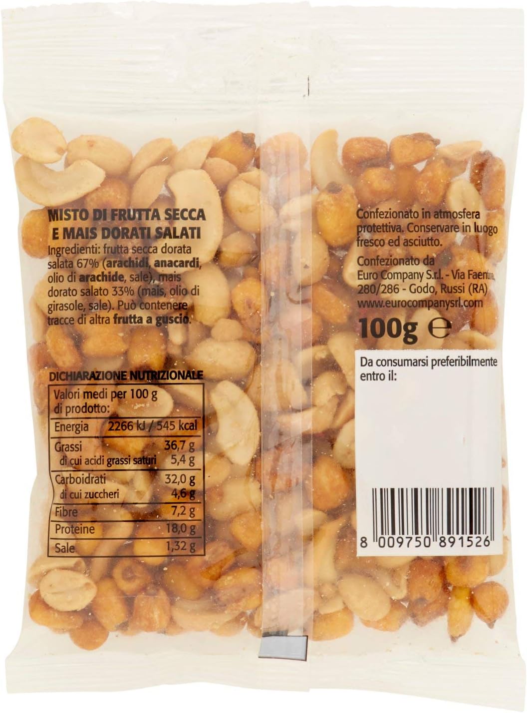 EuroCompany Misto Salato - 100 gr - [confezione da 12]