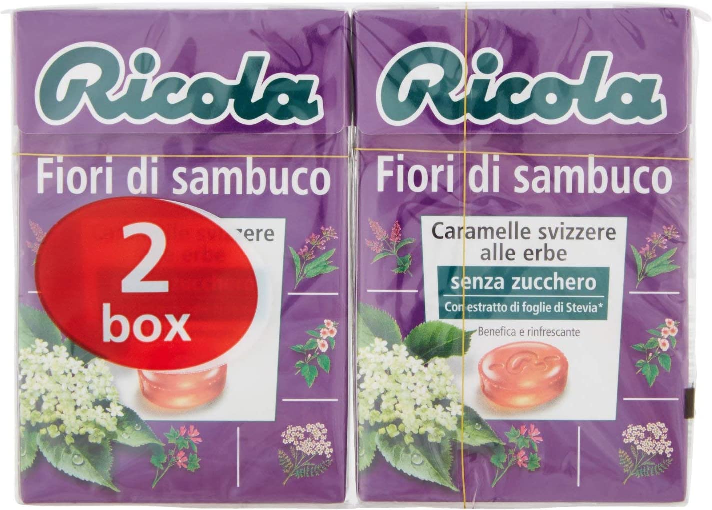 Ricola Fiori di Sambuco, 2 x 100g