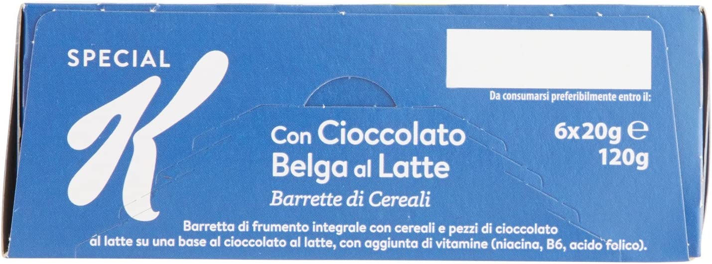 Kellogg's Special K Barrette Cioccolato al Latte - 120 gr