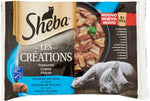 Sheba Les Créations Buste Multipack di Cibo Umido per Gatti, Gusto Tonno (4 buste x 85g)