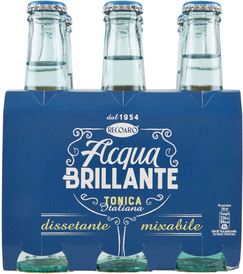 SanPellegrino 21932 Acqua Brillante, Recoaro, 6 x 200 ml