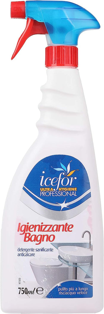 Detergente Icefor UHP Igienizzante Bagno, detergente sanificante anticalcare, 750 ml