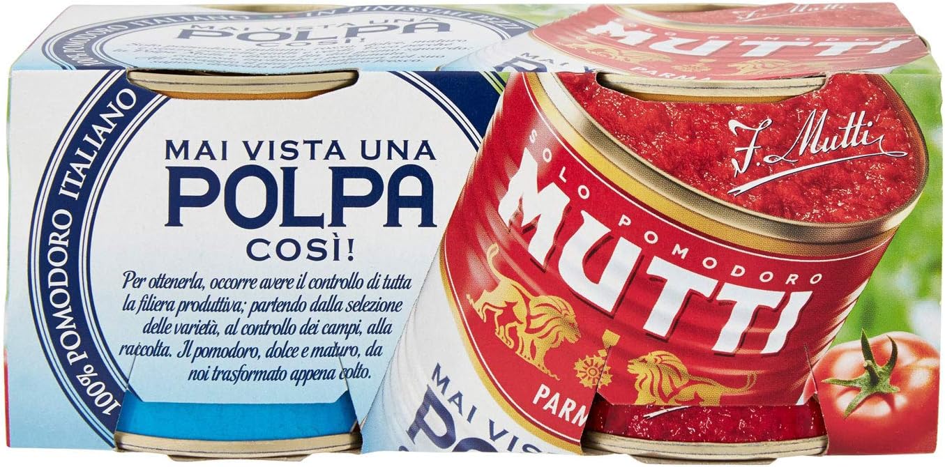 Mutti Polpa di Pomodoro, 2 x 210g