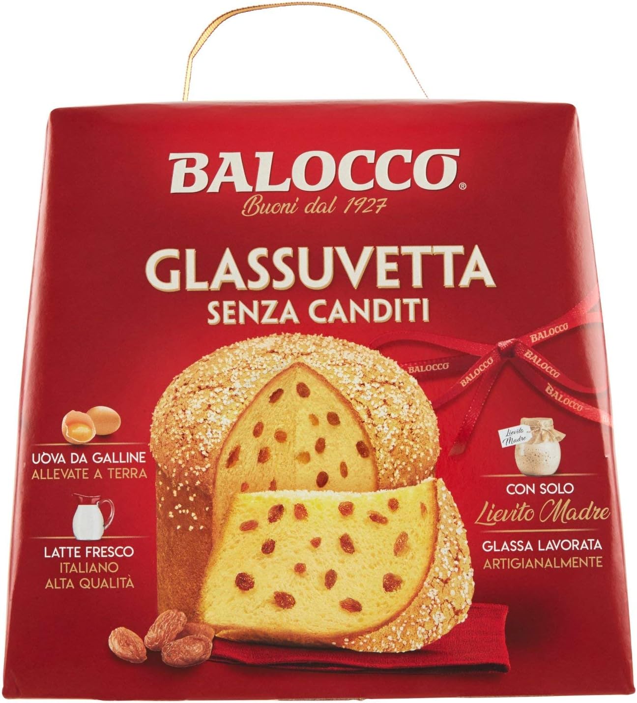 PANETTONE BALOCCO CLASSICO SENZA CANDITI GLASSUVETTA 750GR