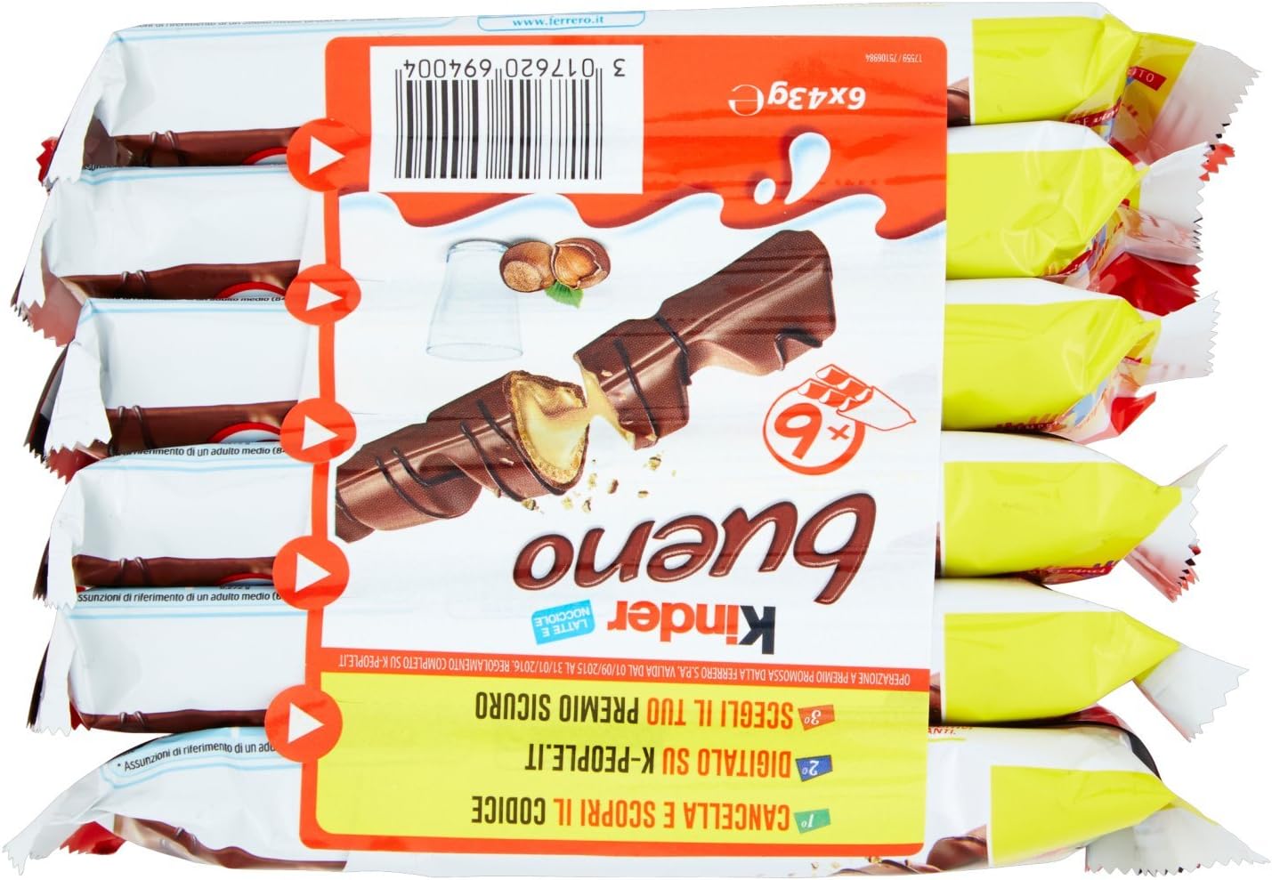 Kinder Bueno T.6 - 258 gr