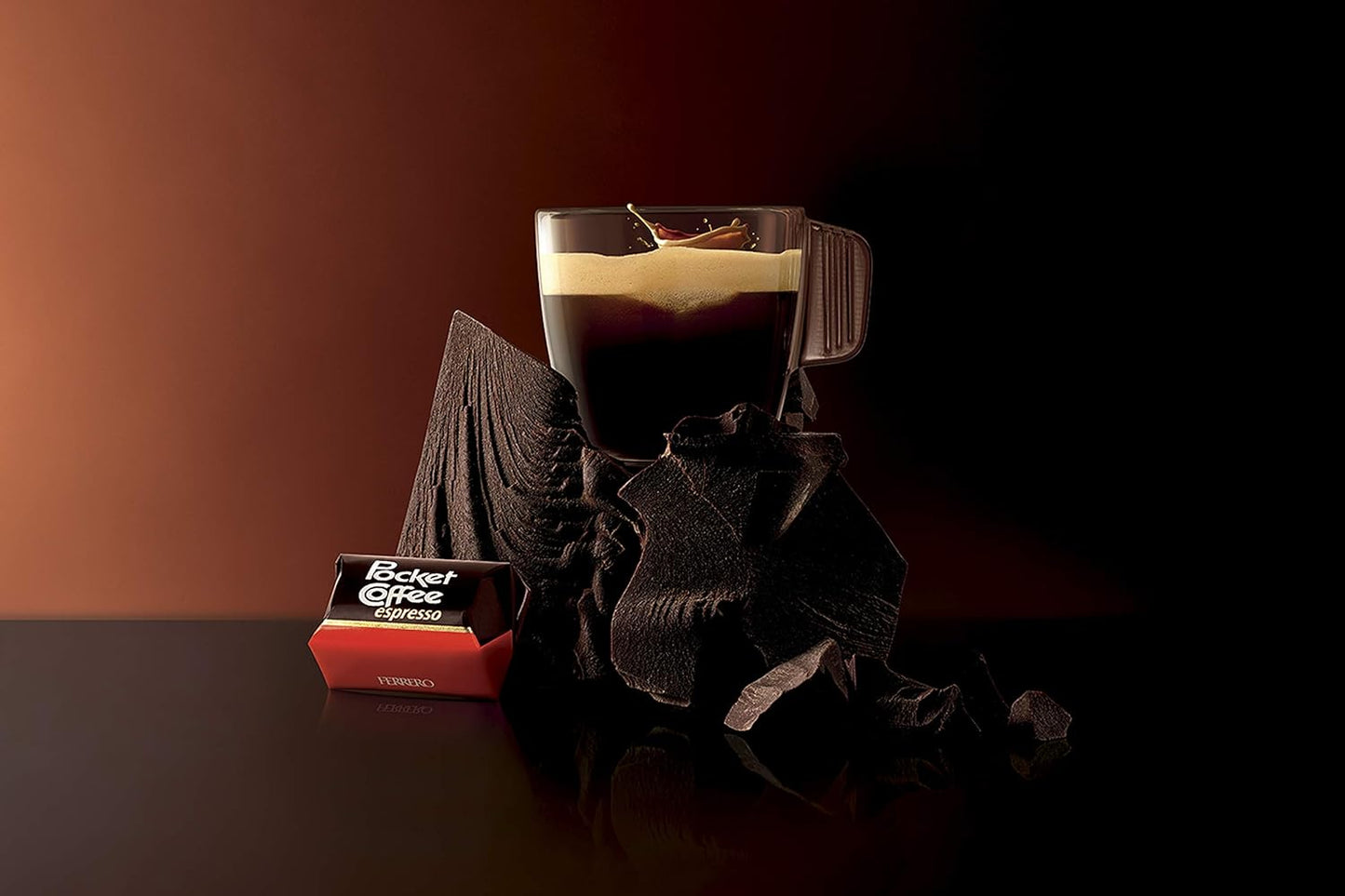 Ferrero Pocket Coffee Classico, Praline di Cioccolato e Caffè 100% Arabica, Confezione da 5 Praline - 62,5 gr