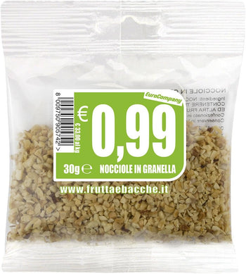 EuroCompany Nocciole Granella - 30 gr - [confezione da 9]