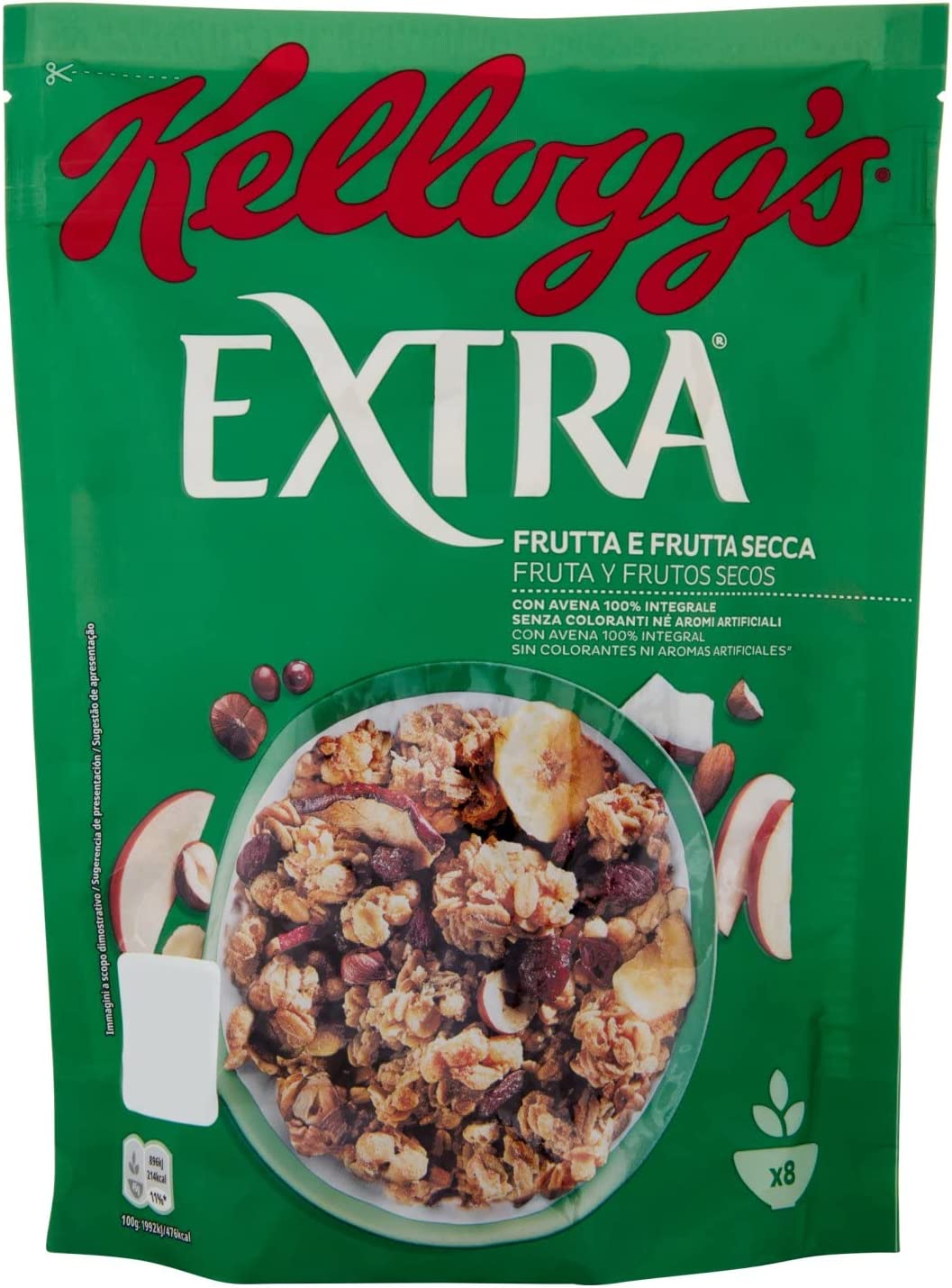 Kellogg's Extra Frutta e Frutta Secca, 375g