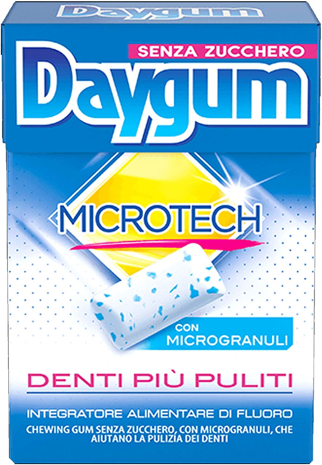 5 PACCHETTI GOMME DA MASTICARE DAYGUM MICROTECH CHEWING GUM SENZA ZUCCHERO