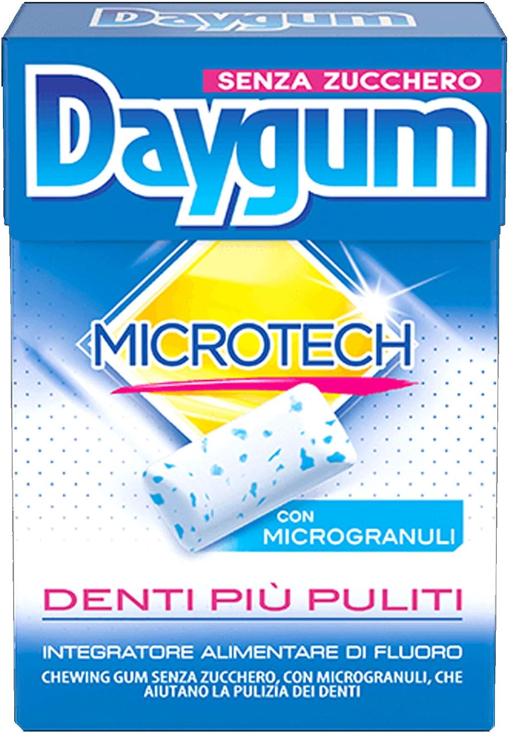 20 PACCHETTI GOMME DA MASTICARE DAYGUM MICROTECH CHEWING GUM SENZA ZUCCHERO