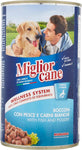MigliorCane Bocconi pesce e carni bianche, 1250 Grammi