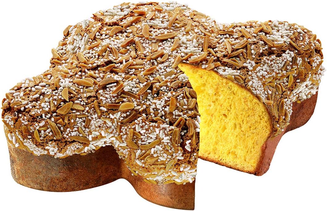 Colomba Pasquale "Colombadoro" Deliziosa Colomba Senza Canditi Con Copertura Di Mandorle E Granella Di Zucchero 1 kg