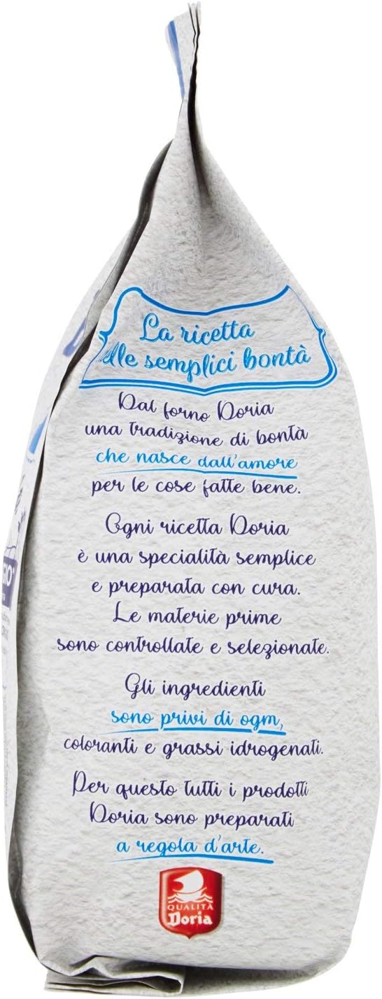 Doria Bucaneve Biscotti Frollini con Gocce di Glassa, 400g