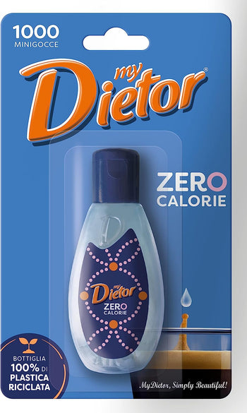 Dietor - MyDietor Dolcificante Naturale Liquido 0 kcal, Senza Glutine, Senza Aspartame - Blister da 50 ml