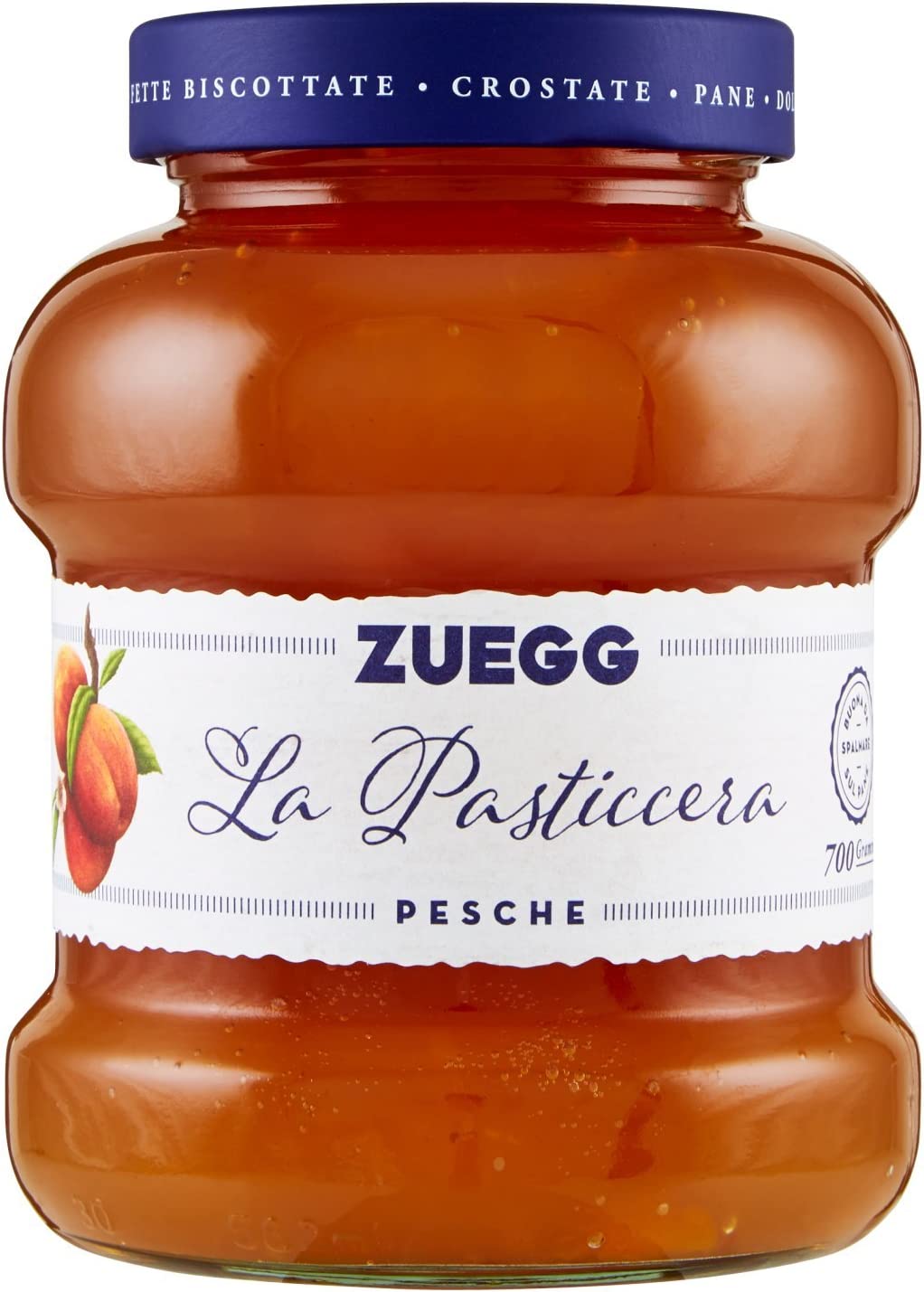 Zuegg - Confettura, Pesche - 6 pezzi da 700 g [4200 g]