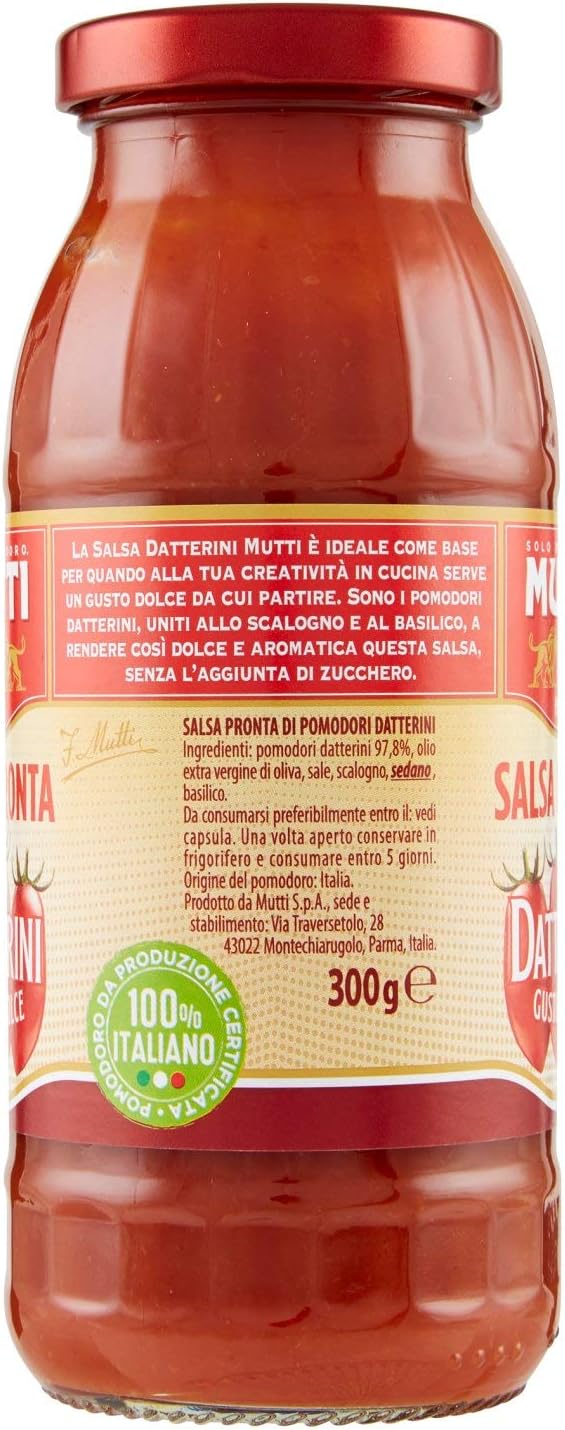 Mutti Salsa Pronta Datterini, 300g