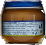 Mellin Omogeneizzato Pesca, 2 x 100g