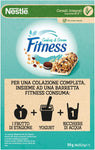 FITNESS COOKIES&CREAM Barretta di Cereali Integrali con Biscotti al Cacao e Cioccolato 4 Pezzi